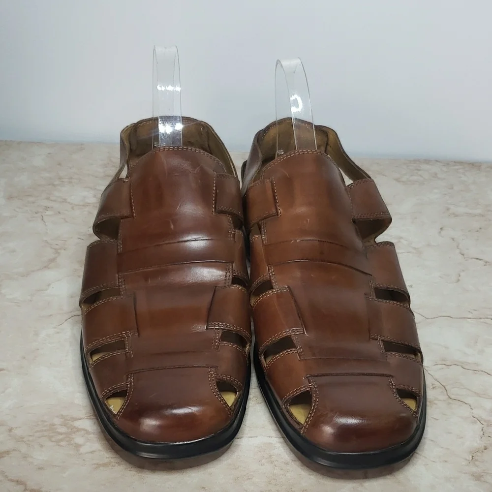 Men's Brown Leather Sandals 11.5